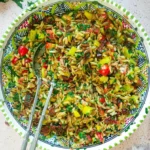 Mediterraner Orzo-Pasta-Salat mit frischem Gemüse 4 Mediterraner Orzo-Pasta-Salat mit frischem Gemüse