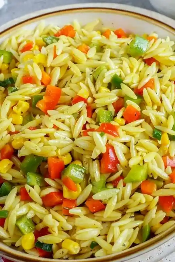 Kritharaki-Salat mit Curry und Paprika 3 Recipe image
