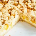 Mirabellenkuchen mit Pudding und Mandel-Streuseln 4 Mirabellenkuchen mit Pudding und Mandel-Streuseln