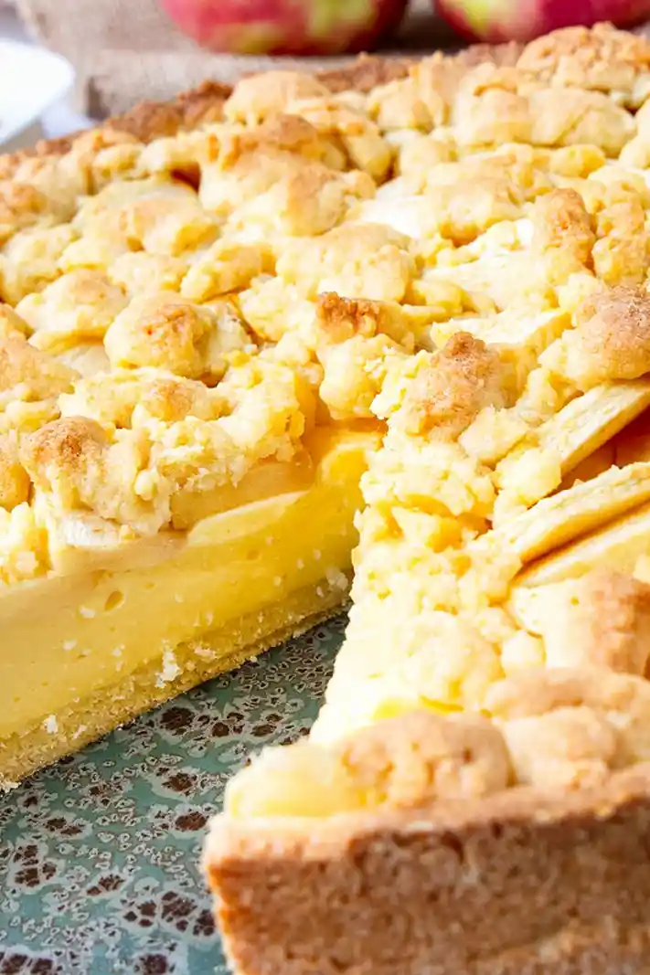 Omas saftiger Apfelkuchen mit Pudding 3 Omas saftiger Apfelkuchen mit Pudding