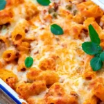 Cremige Rigatoni al Forno mit Hackfleisch und Erbsen 4 Cremige Rigatoni al Forno mit Hackfleisch und Erbsen