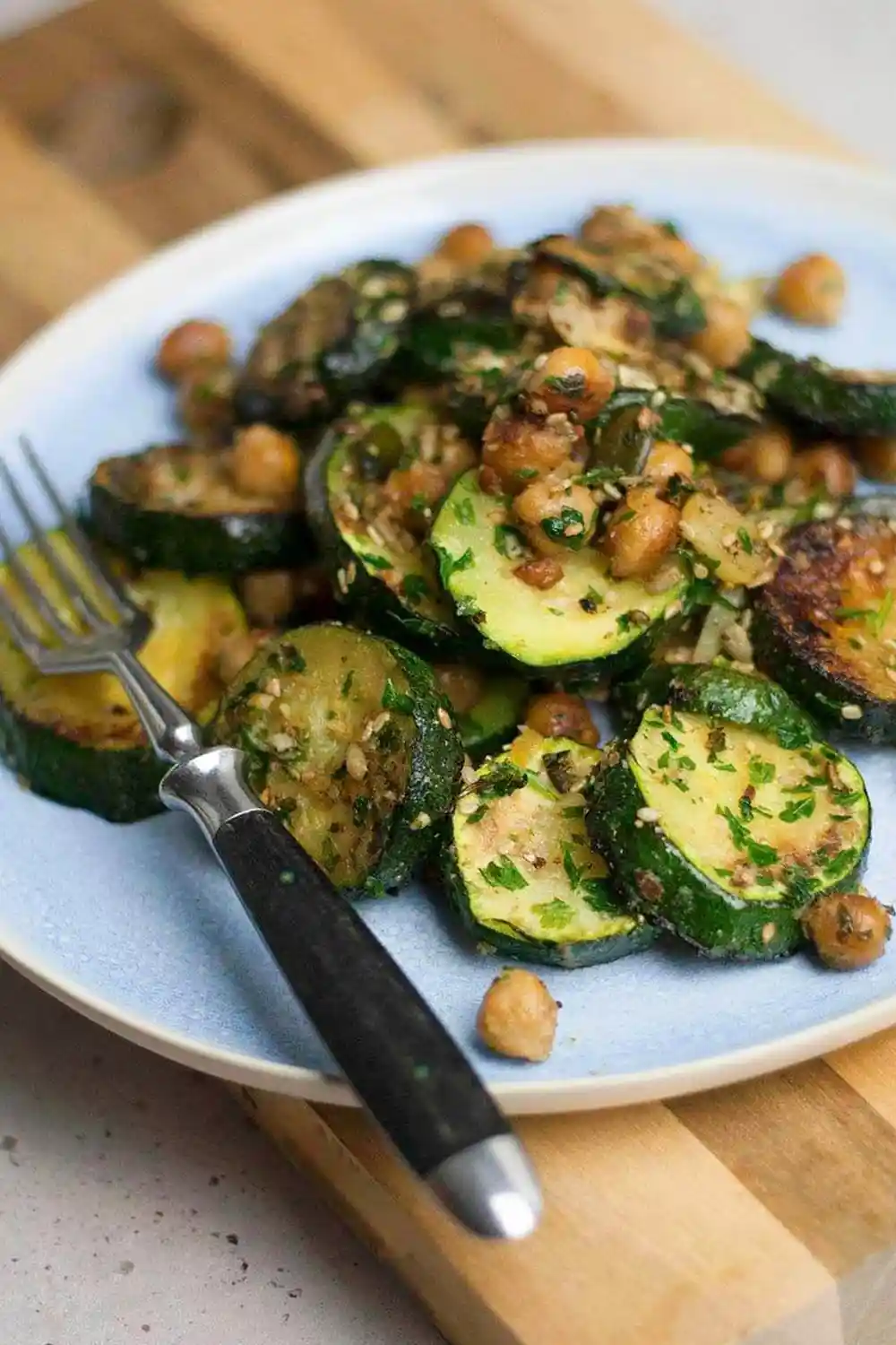 Schnelle Zucchini-Pfanne mit Kichererbsen 3 Recipe image