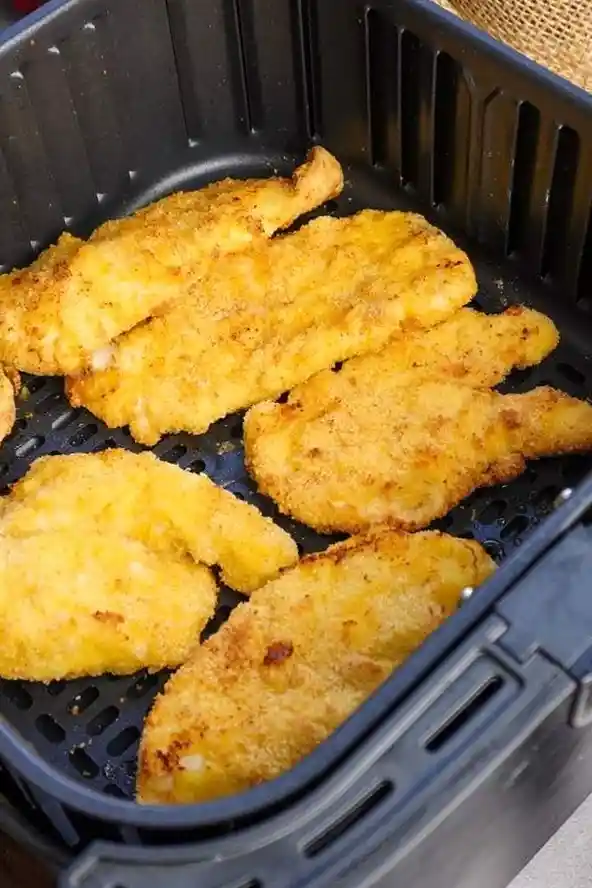 Schnitzel in der Heißluftfritteuse 3 Schnitzel in der Heißluftfritteuse