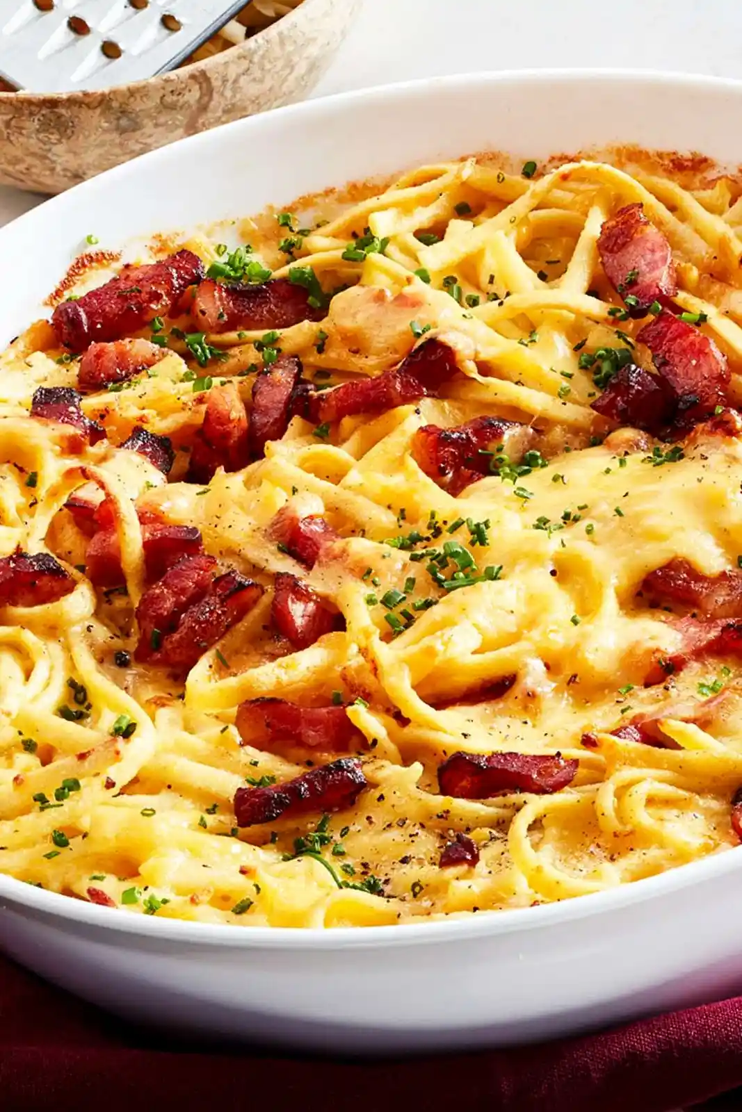 Herzhaftes Spätzle-Gratin mit Räucheraromen 3 Herzhaftes Spätzle-Gratin mit Räucheraromen