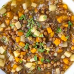Herzhafte vegetarische Linsensuppe für den Alltag 4 Herzhafte vegetarische Linsensuppe für den Alltag