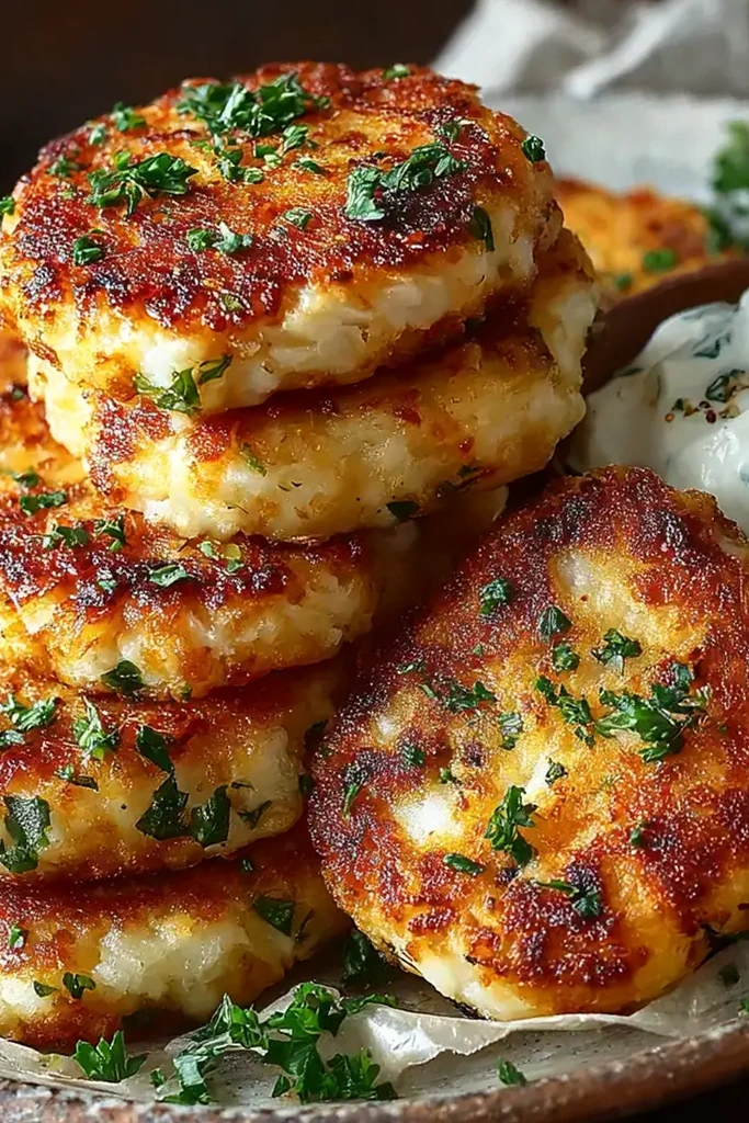 Proteinreiche Hüttenkäse-Taler aus der Pfanne 3 Recipe image