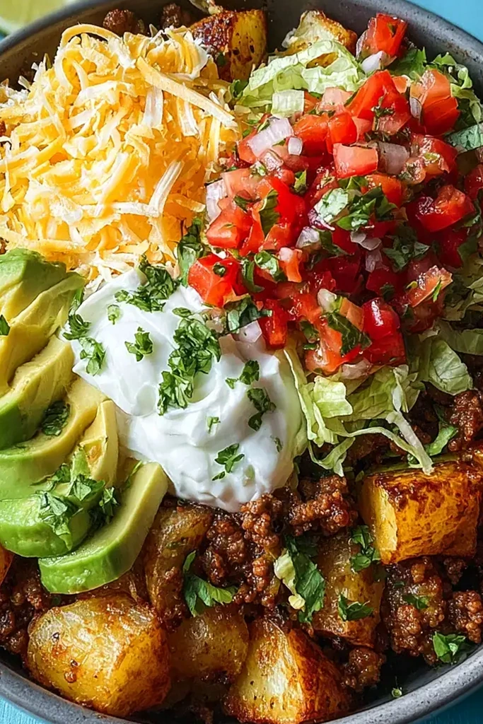 Kartoffel Taco Bowl: Die perfekte Meal Prep Lösung 3 Kartoffel Taco Bowl: Die perfekte Meal Prep Lösung