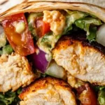 Einfacher Honig-Senf-Hähnchen-Wrap 4 Einfacher Honig-Senf-Hähnchen-Wrap