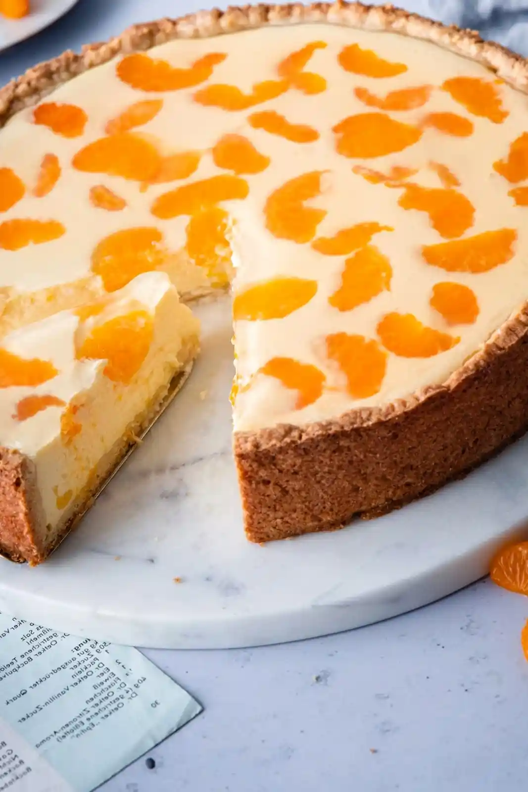 Faule Weiber Kuchen: Klassischer Käsekuchen mit Mandarinen 3 Faule Weiber Kuchen: Klassischer Käsekuchen mit Mandarinen