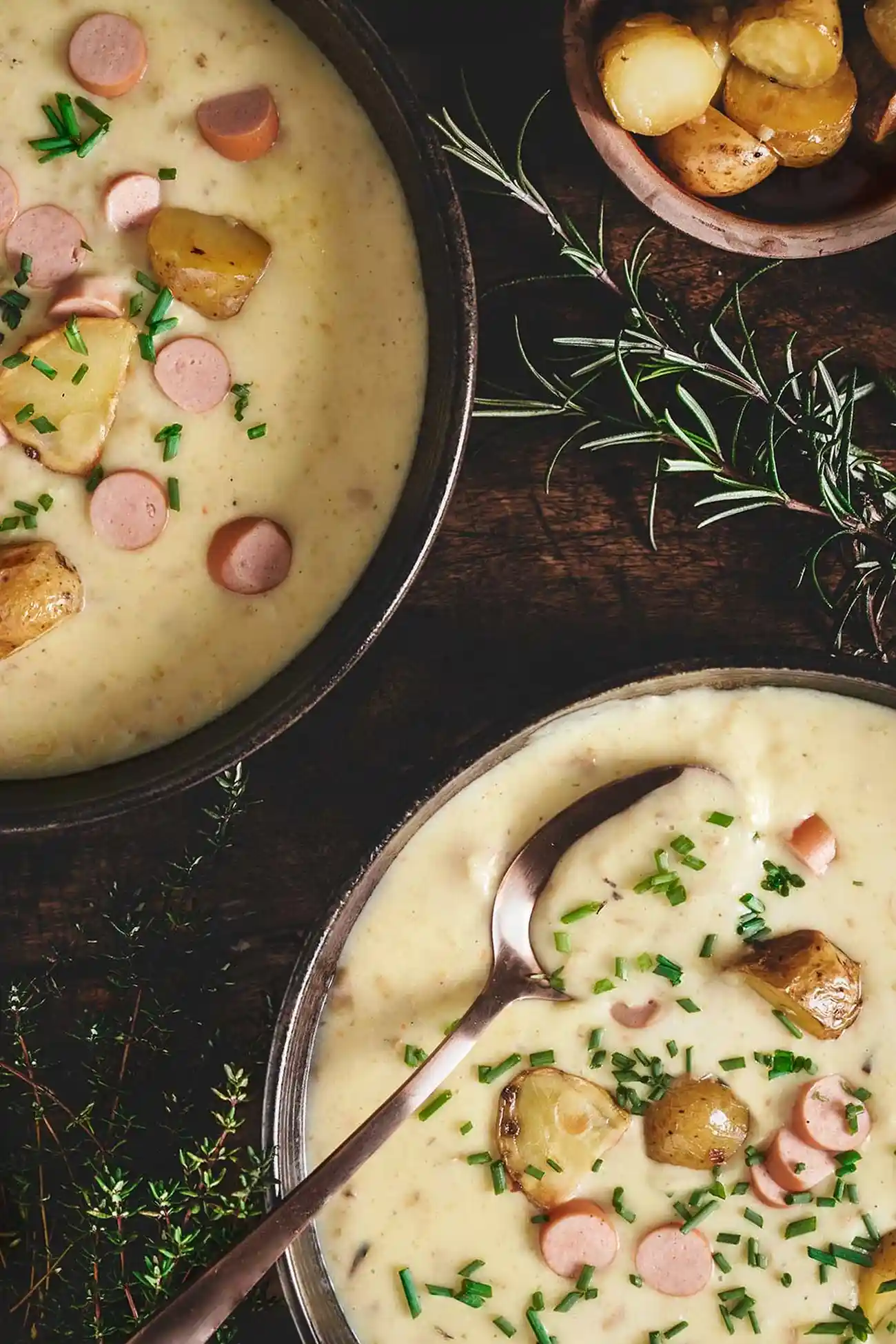 Geröstete Kartoffelsuppe 3 Geröstete Kartoffelsuppe