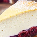 Käsekuchen mit Kirschen und Schokoboden 4 Käsekuchen mit Kirschen und Schokoboden