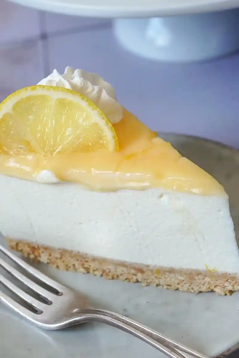 No-Bake Buttermilch & Zitrone Cheesecake 3 No-Bake Buttermilch & Zitrone Cheesecake