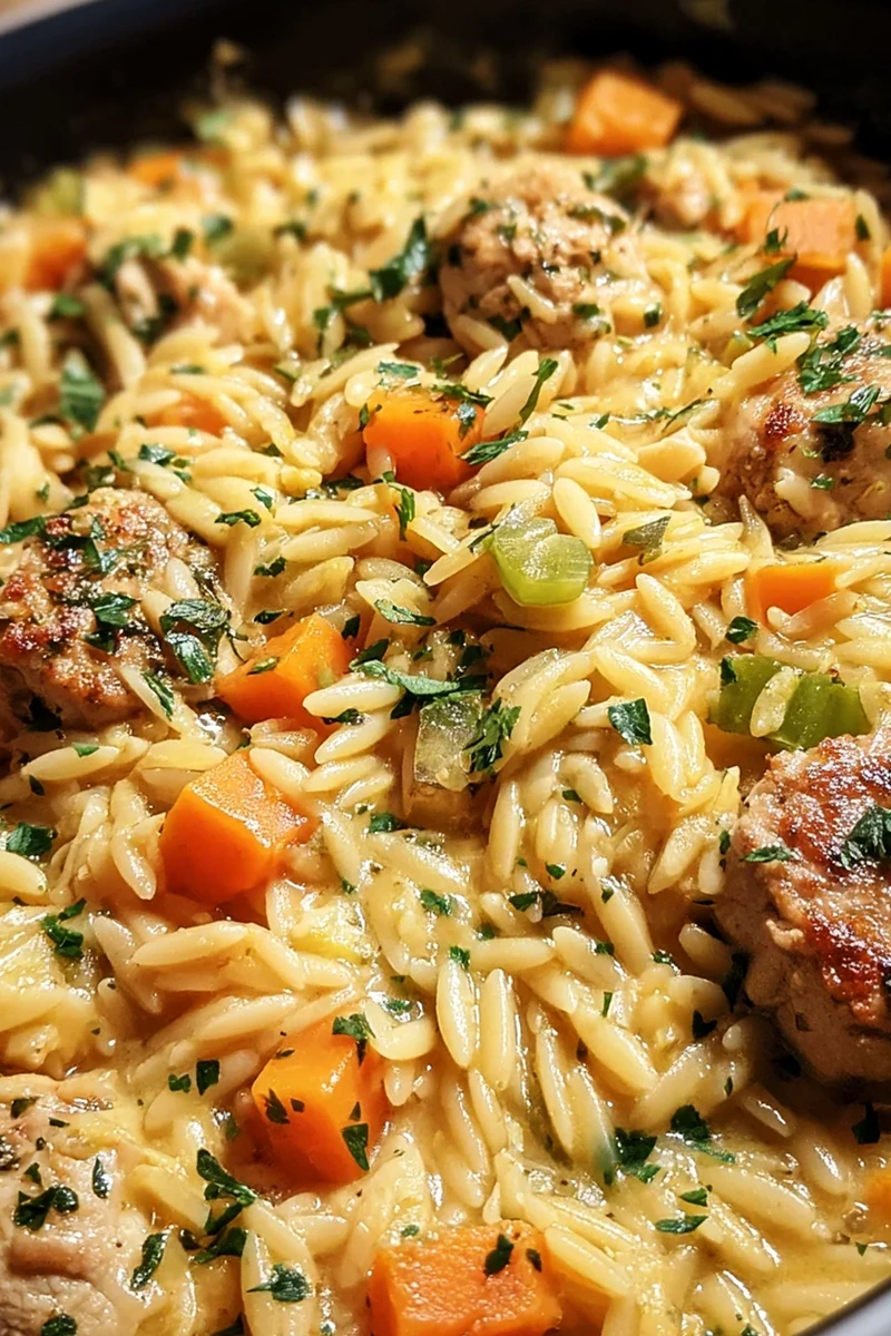 Onepot Orzo-Wikinger-Topf 3 Onepot Orzo-Wikinger-Topf
