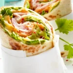 Wraps mit zartem Geflügelaufschnitt und exotischem Mango-Chutney 4 Wraps mit zartem Geflügelaufschnitt und exotischem Mango-Chutney